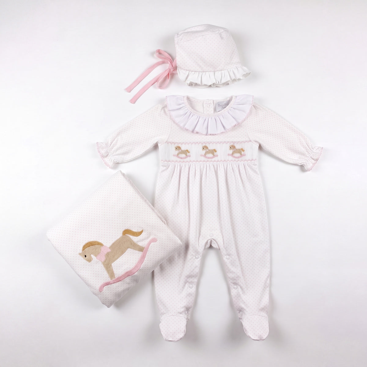 Pink Rocking Horse Newborn Set No. 129