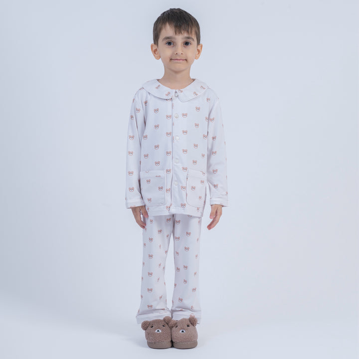 Boys' Teddy Bear Print Pajama No. 76